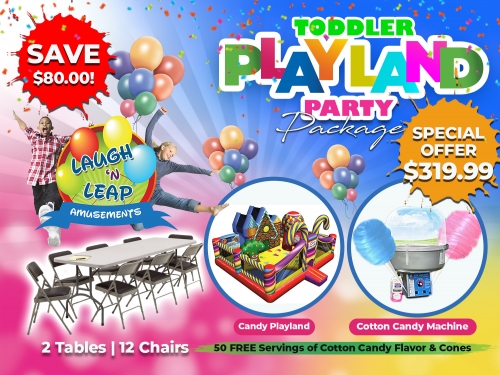 Toddler Playland Party Package