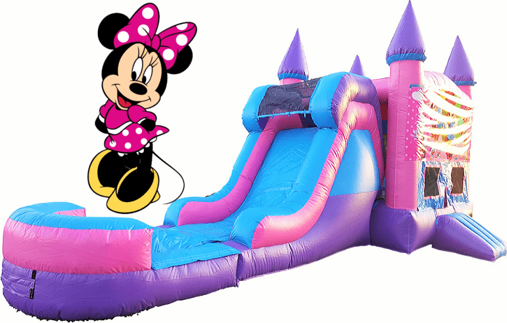 Minnie Mouse Bounce House Water Slide