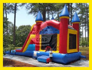 Bounce House Double Water Slide
