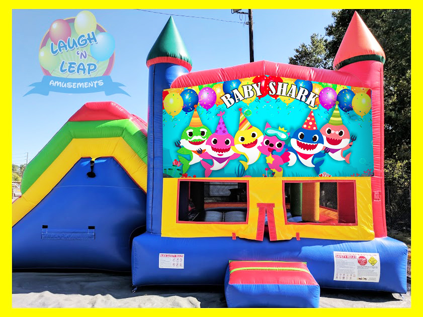 Baby Shark Bounce House | Rent a Baby Shark Themed Bouncy Castle