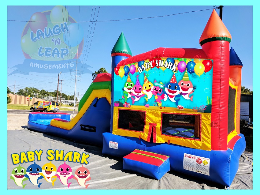 Baby Shark Bounce House | Rent a Baby Shark Themed Bouncy Castle