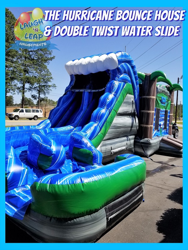 bounce house water slide