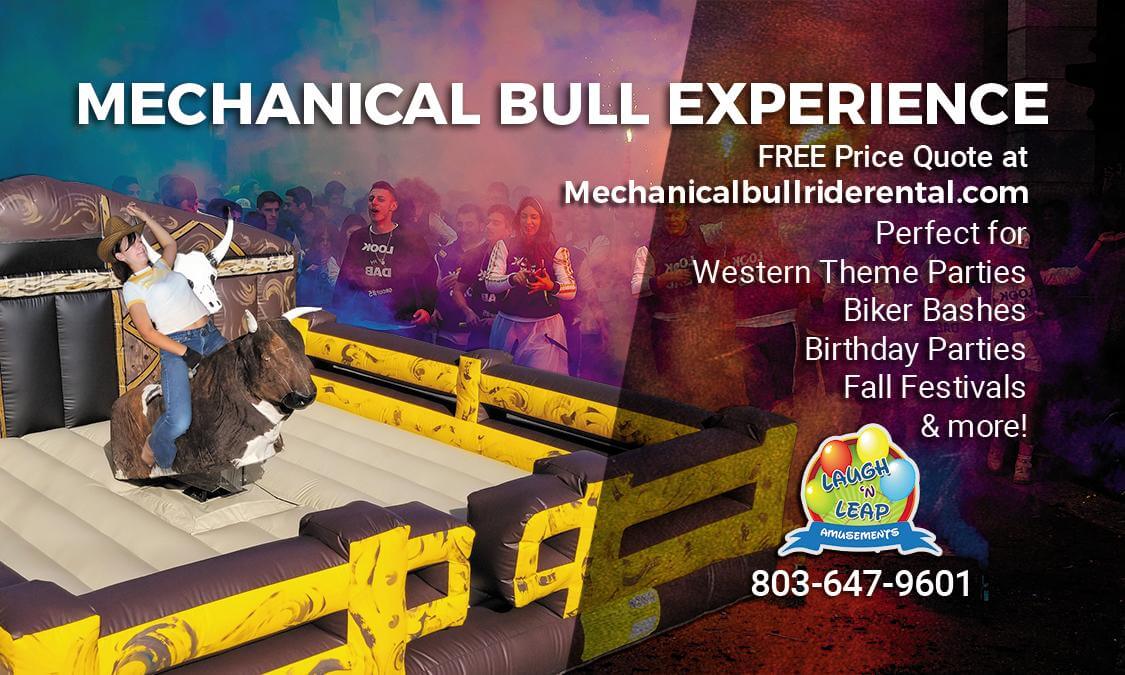 Mechanical Bull Rental Columbia, SC Bull for Rent Near Lexington, SC