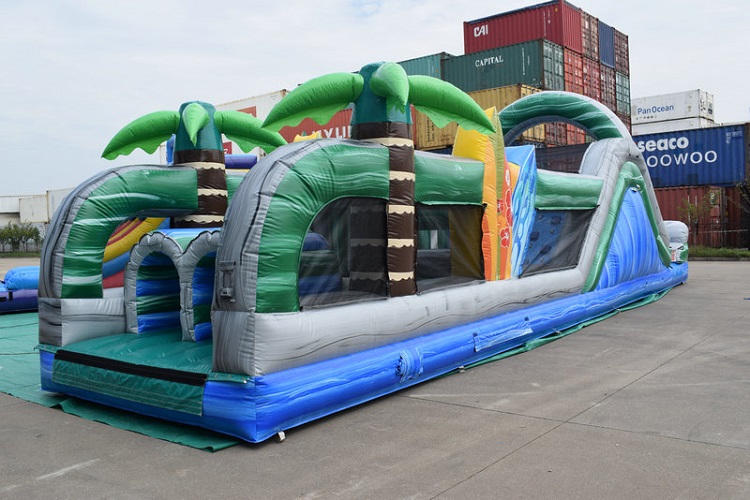 Water Obstacle Course Rental Wet or Dry Inflatable Obstacle Challenge