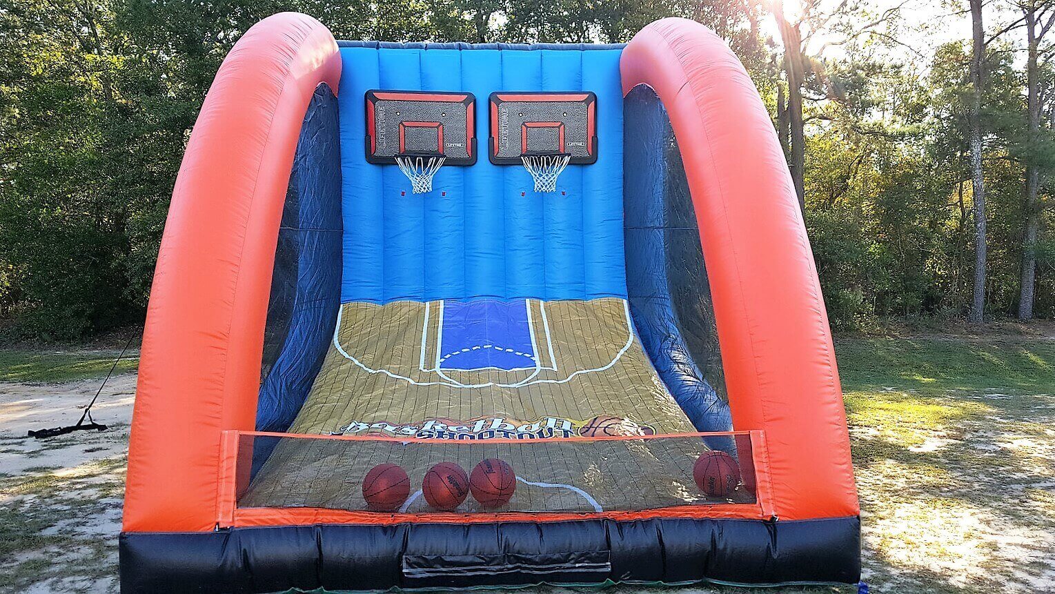 basketball inflatable pool