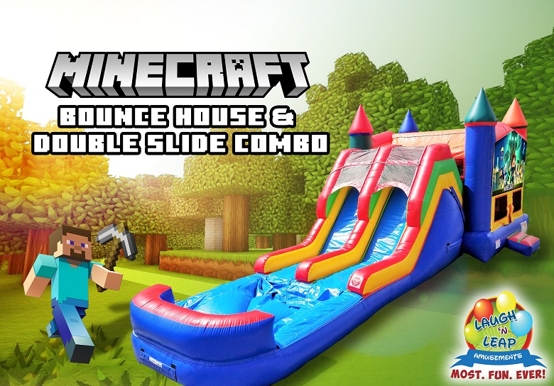 Minecraft Bounce House Minecraft Party Rental for Kids Rent Today!
