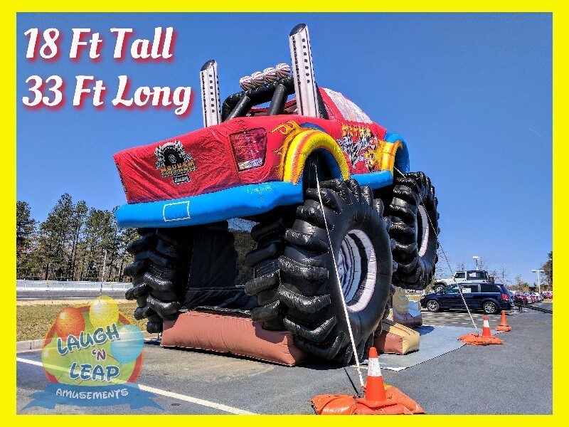 intex inflatable monster truck pool float