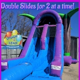 Girls Theme Bounce House Slide