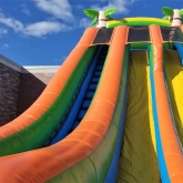 Luau Theme Inflatable Water Slide