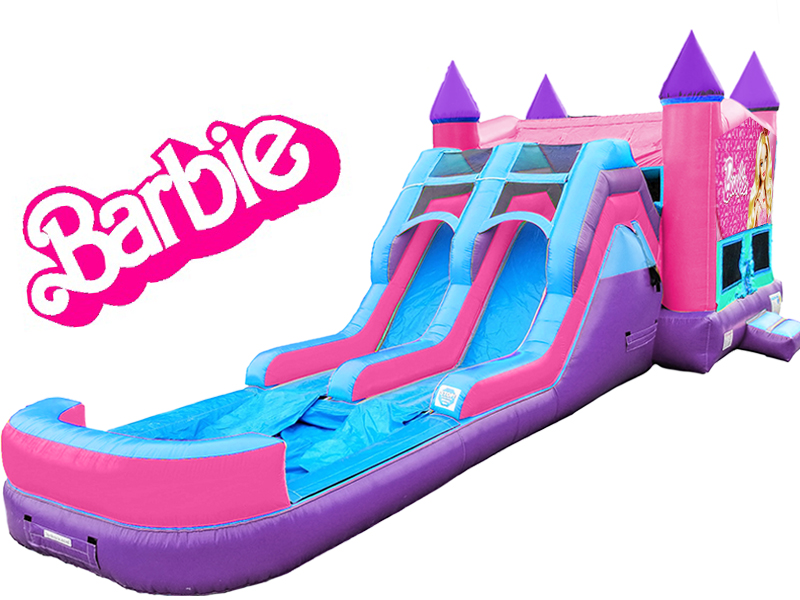 Barbie Bounce House & Water Slide Combo