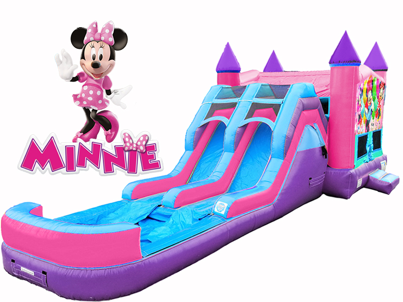Minnie Mouse Bounce & Water Slide Combo