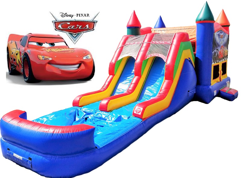 Disney Cars Bounce & Double Slide Combo