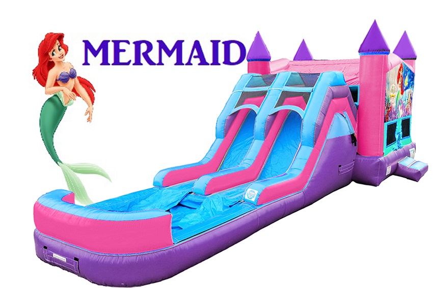 Mermaid Bounce House & Water Slide
