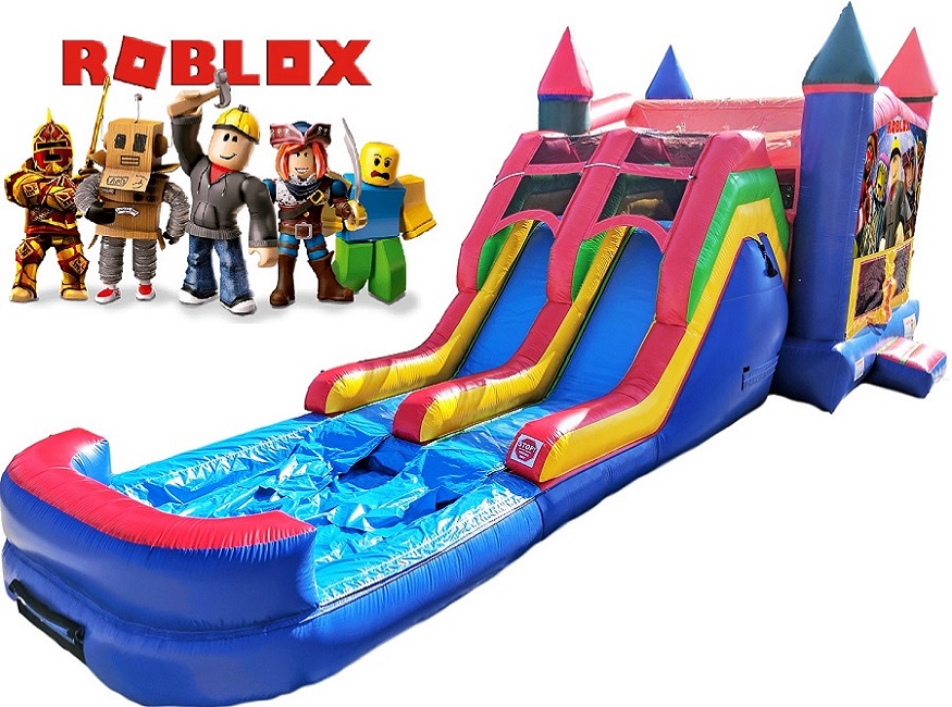 ROBLOX Bounce House & Double Slide Combo