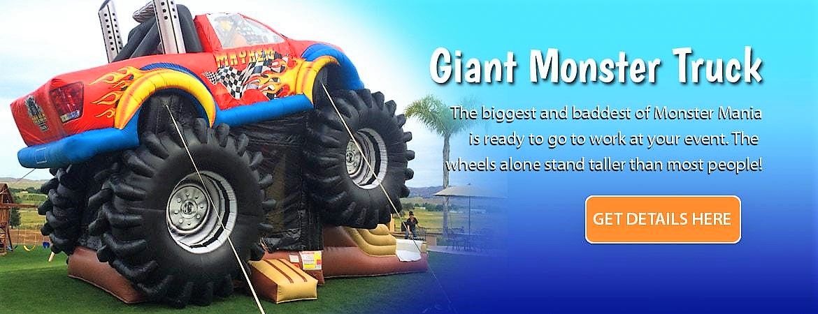 Monster Truck Bouncy House